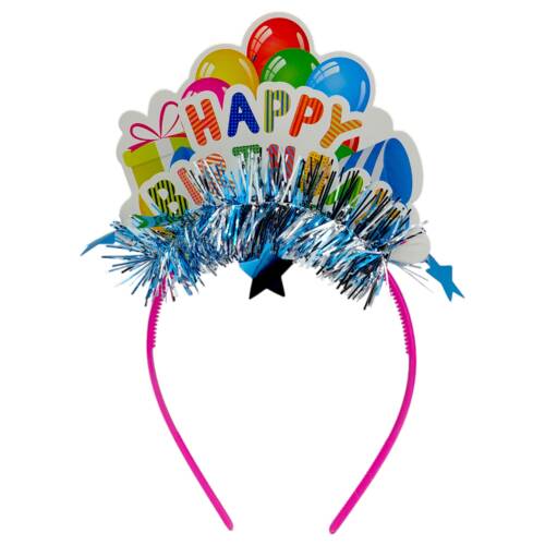 Парти диадема с надпис Happy Birthday