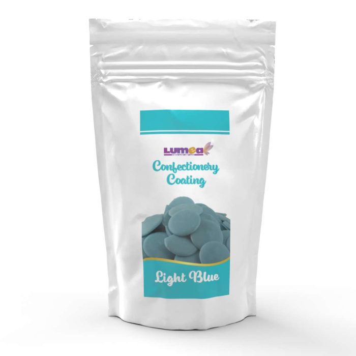 Сладкарска глазура светло синя, 500g – Lumea