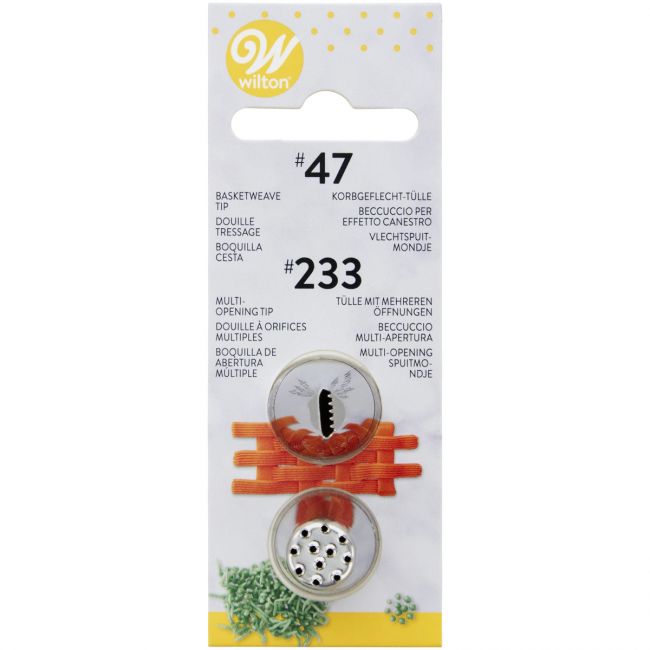 Комплект накрайници за пош - WILTON TIP SET #047, #233