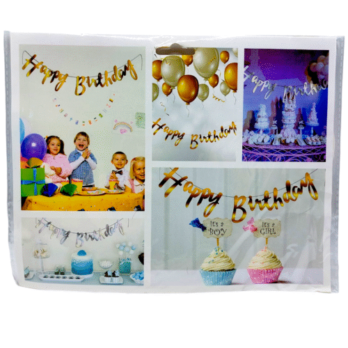 Надпис Happy Birthday