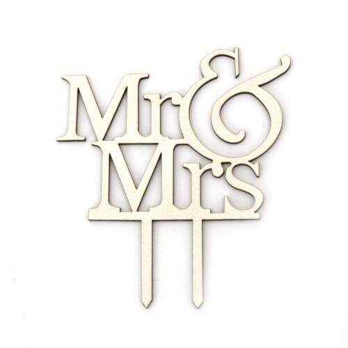 Топер за торта MR&MRS