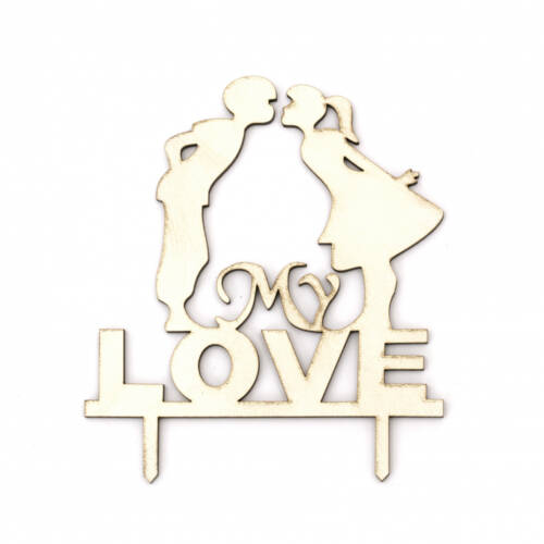 Топер за торта MY LOVE
