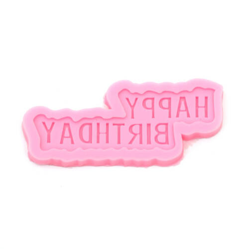Силиконов молд- happy birthday