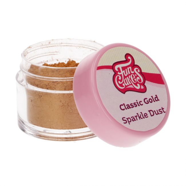 Прахообразен оцветител FunCakes- Classic Gold 3,5 гр. - Image 2