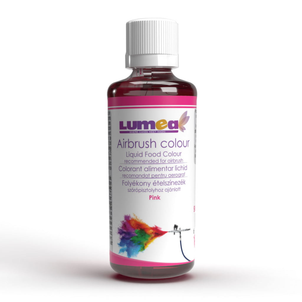 Течен хранителен оцветител на водна основа - Pink , 90 ml – Lumea
