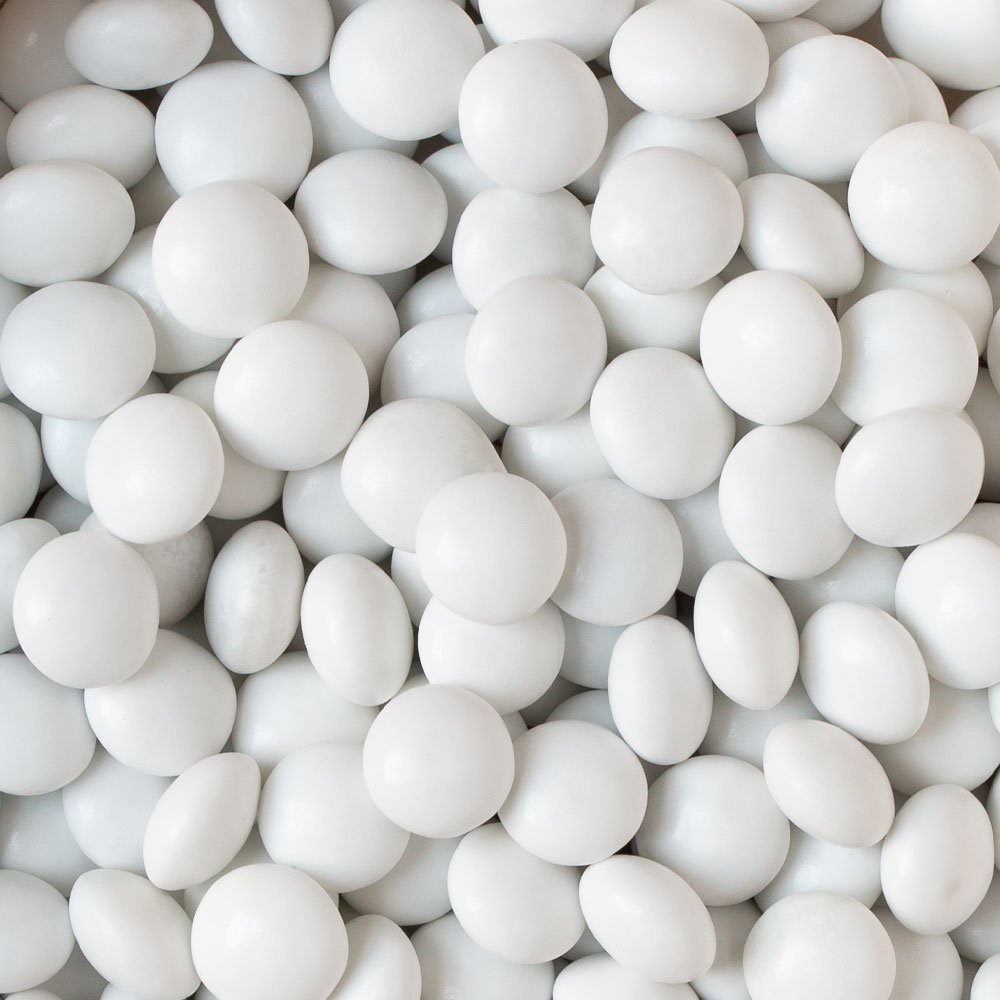 Захарни декорации мини бонбони
"WHITE" 80g - Decora