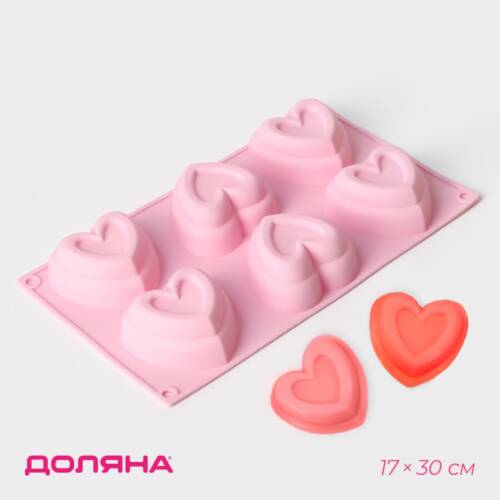 Силиконова форма "Сърца"