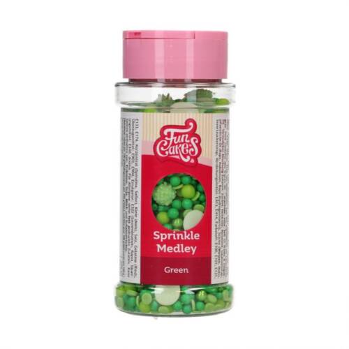 Захарни декорации FunCakes - MEDLEY GREEN 65 G