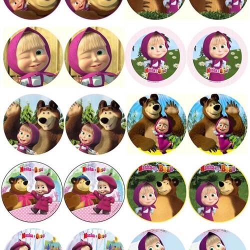 Принт - Masha and the Bear № 9