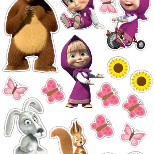 Принт - Masha and the Bear № 3