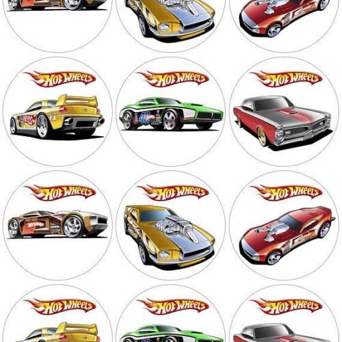 Принт - Hot wheels № 12