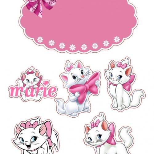 Принт - Marie cat № 4