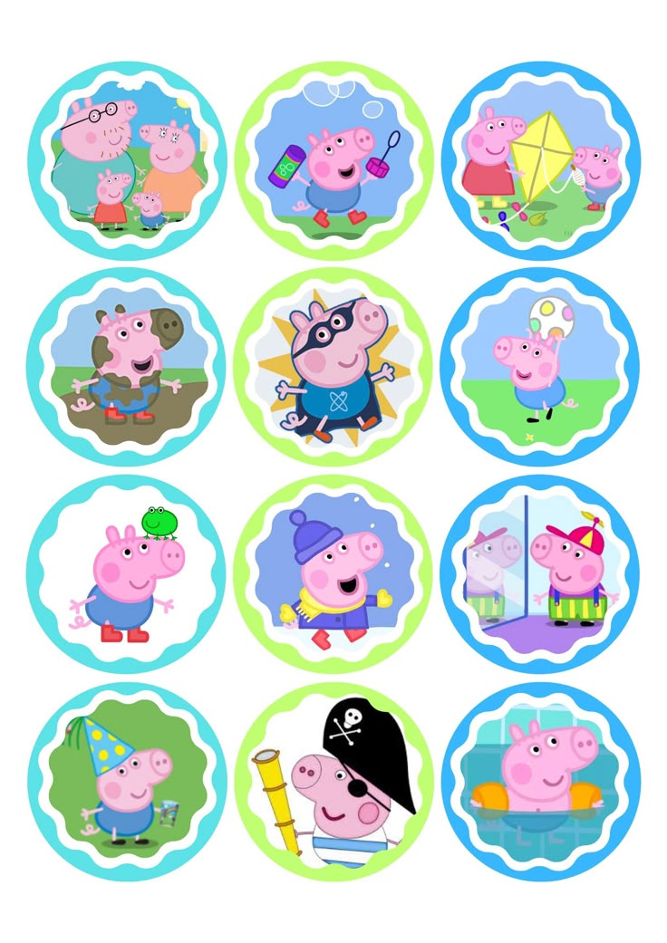 Принт - Peppa Pig № 8