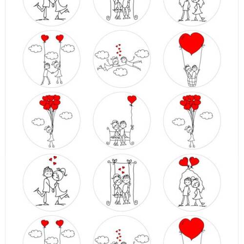 Принт - Valentine’s Day № 3