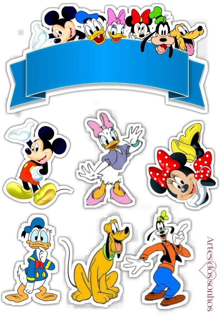 Принт - Mickey Mouse № 12