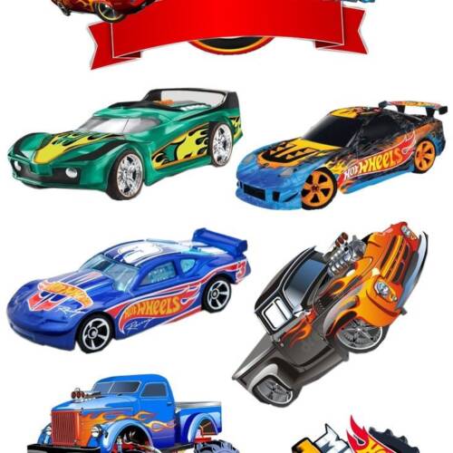 Принт - Hot wheels № 4