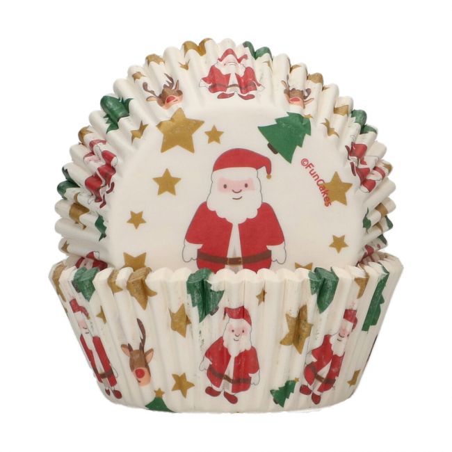 Хартиени формички за печене “Christmas” – 48 бр - FunCakes - Image 2