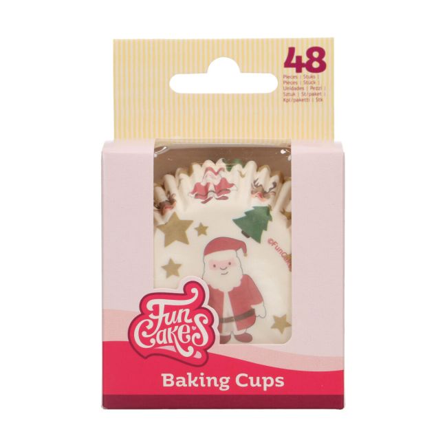 Хартиени формички за печене “Christmas” – 48 бр - FunCakes