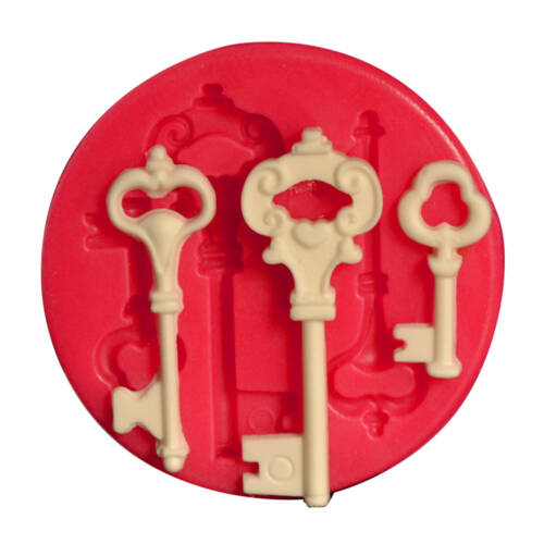 Силиконов молд "Keys" 7x7CM - Cesil Profesional