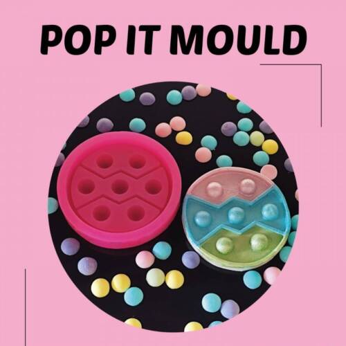 Силиконов молд "Popit" 7x7 CM - Cesil Profesional