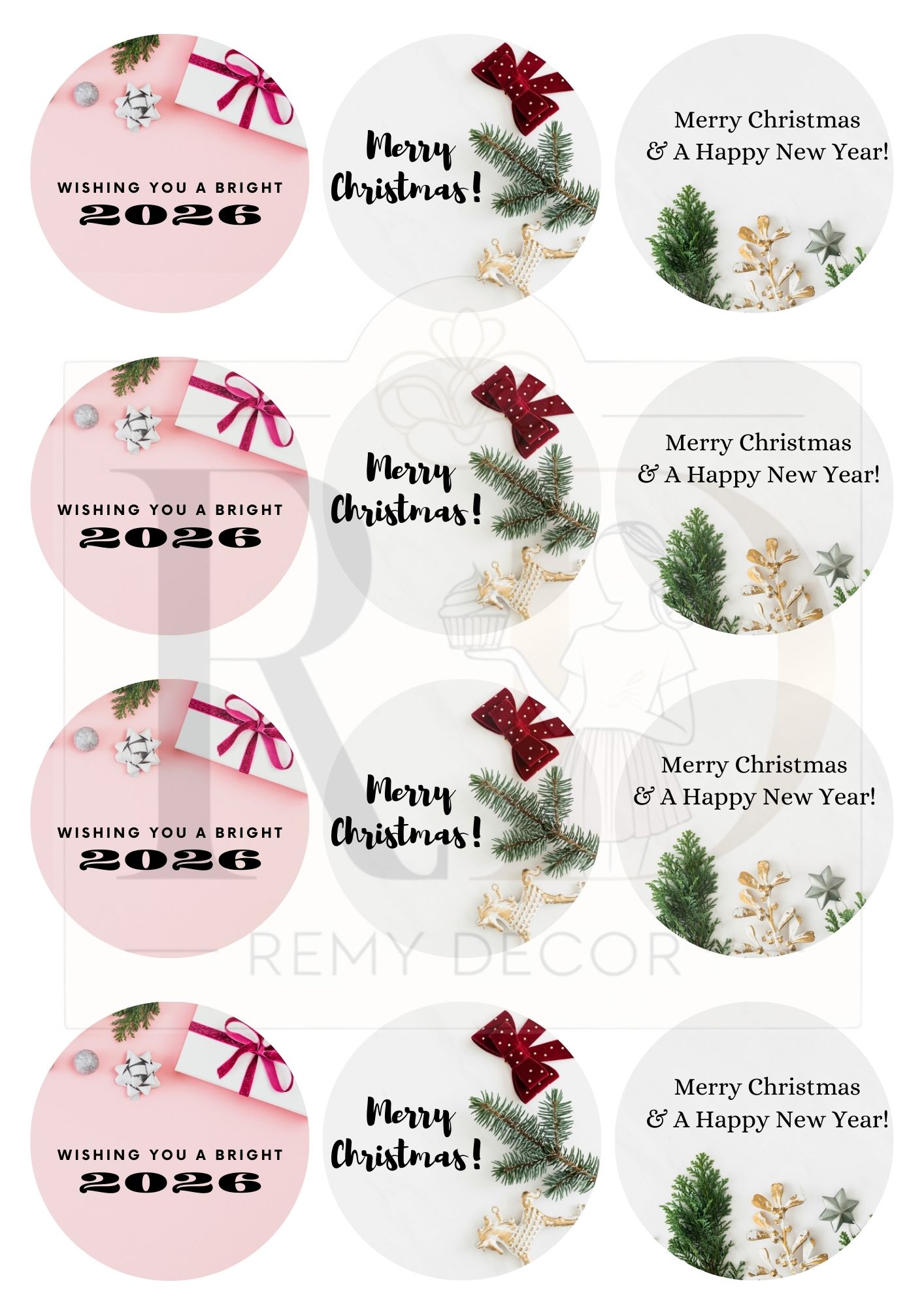 Принт –Christmas №12