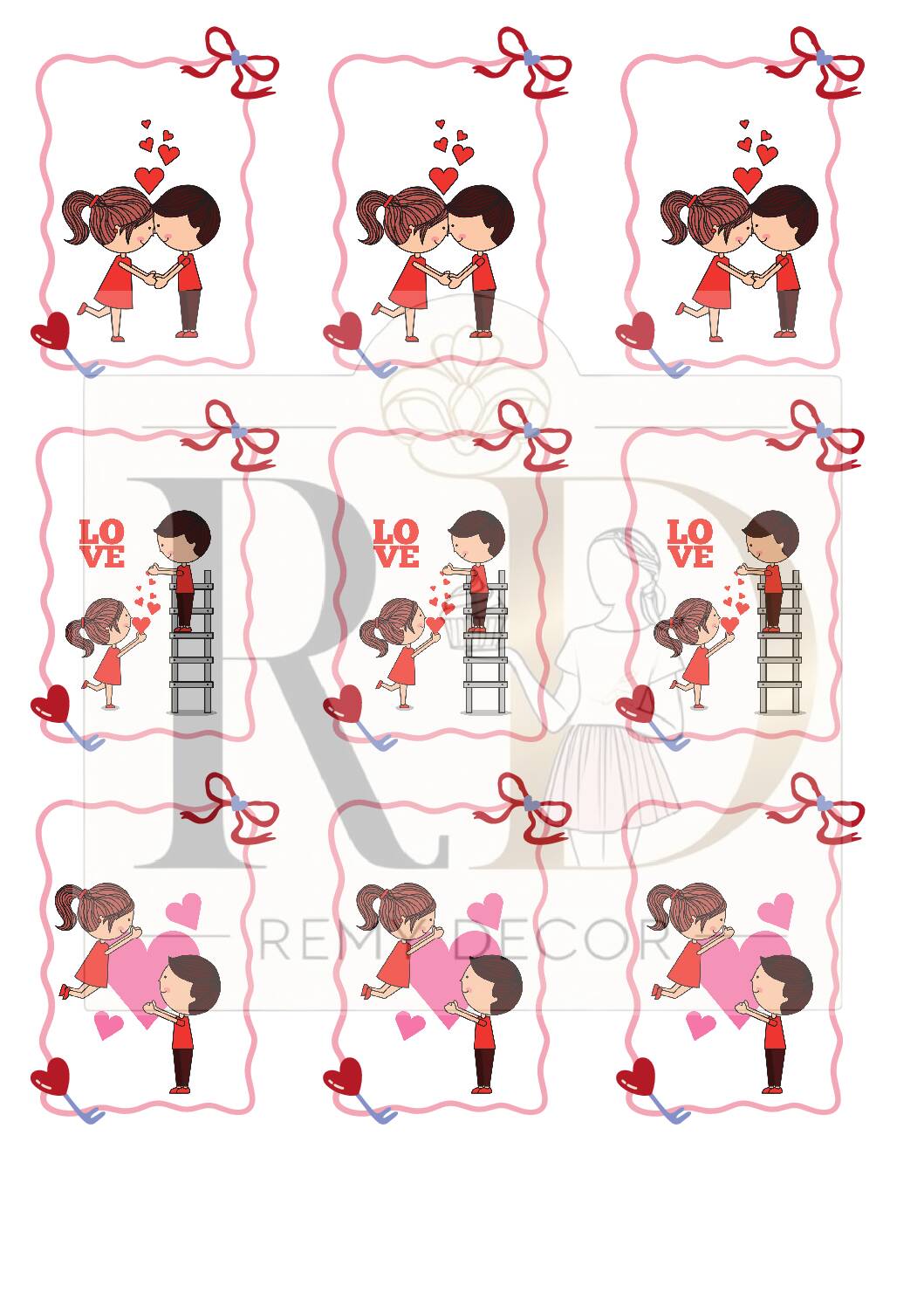 Принт – Valentine’s Day № 13