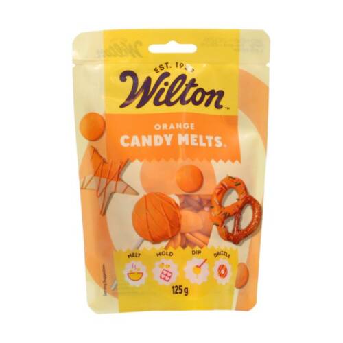 Candy Melt Калети за глазура и декорация  "оранжево" - Wilton 125 г.