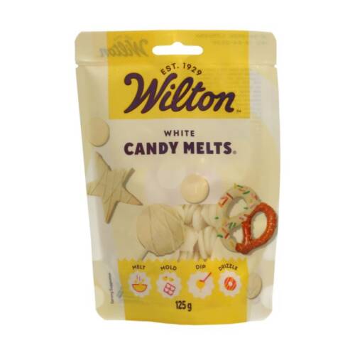Candy Melt Калети за глазура и декорация "бяло" - Wilton 125 г.