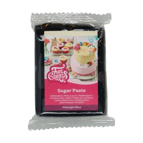 Фондан / Захарна паста "тъмно синьо"  250 гр - FunCakes