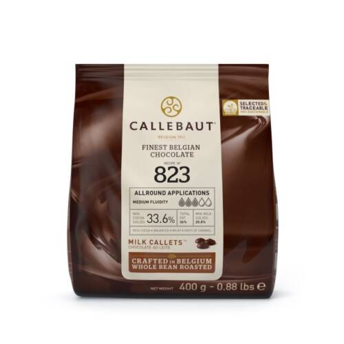 Callebaut Шоколадови Калети – Млечен - Milk – 400 гр.