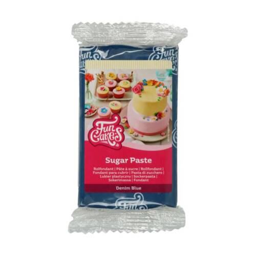 Фондан / Захарна паста "синьо"  250 гр - FunCakes