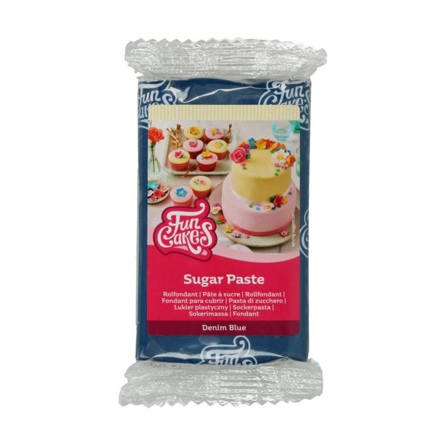 Фондан / Захарна паста "синьо" 250 гр - FunCakes