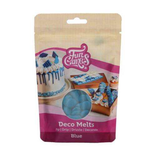 Deco Melt Калети за топене "синьо" - FunCakes 250 гр.