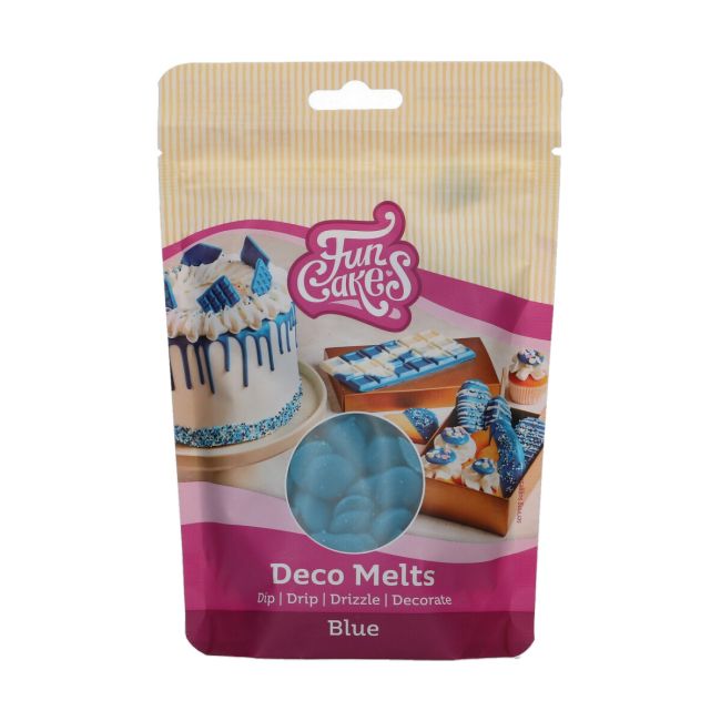 Deco Melt Калети за топене "синьо" - FunCakes 250 гр.
