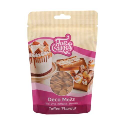 Deco Melt Калети за топене с вкус на "тофи" - FunCakes 250 гр.