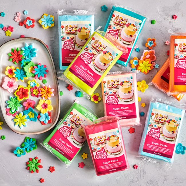 Фондан / Захарна паста "розово" 250 гр - FunCakes - Image 2