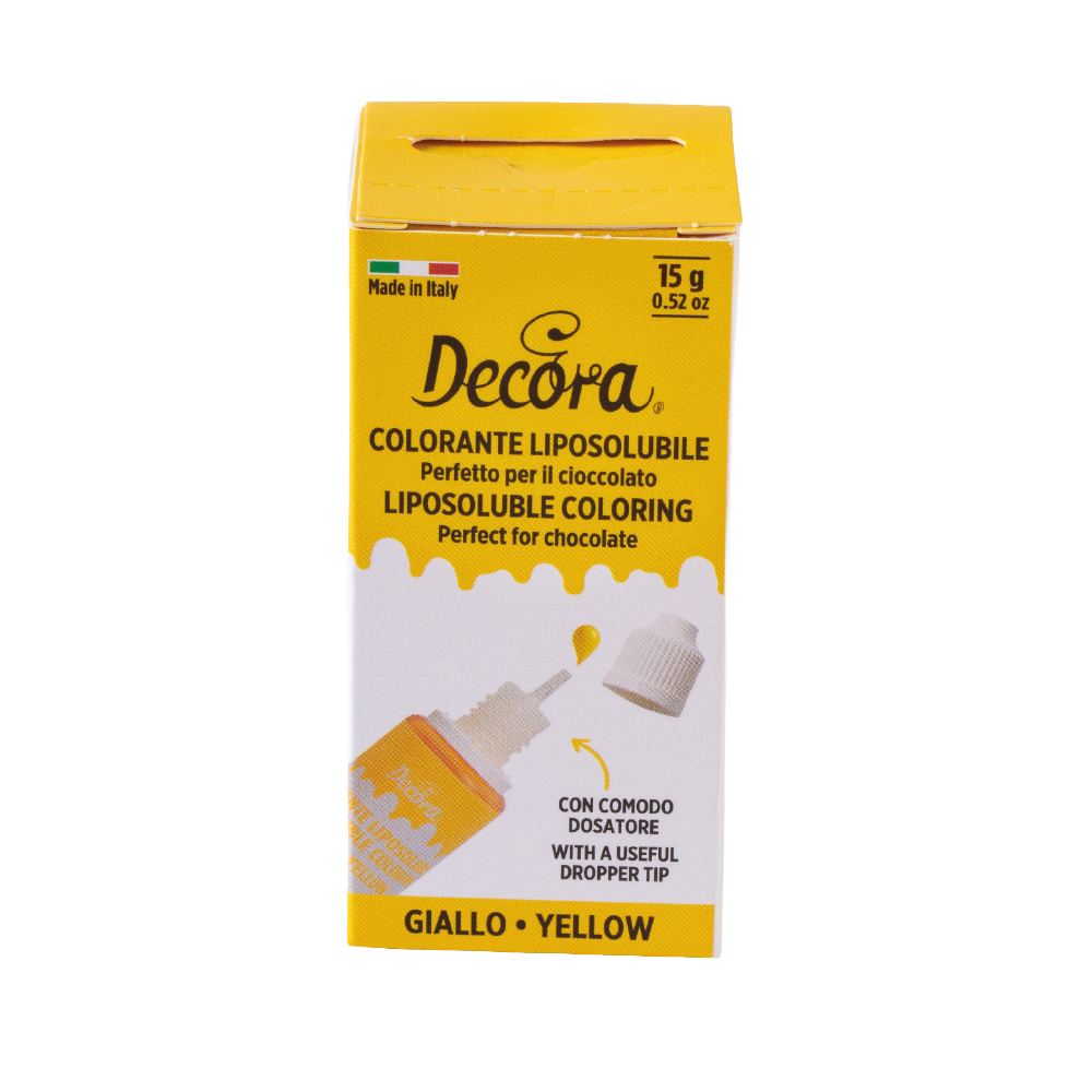 Маслоразтворим оцветител “жълто“- Decora 15гр