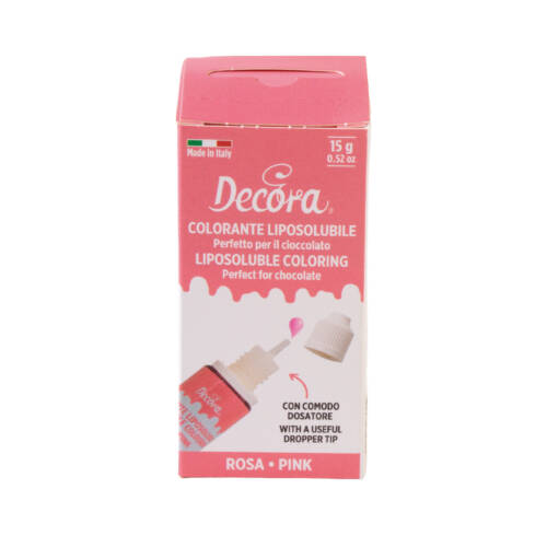 Маслоразтворим оцветител “розово“- Decora 15гр