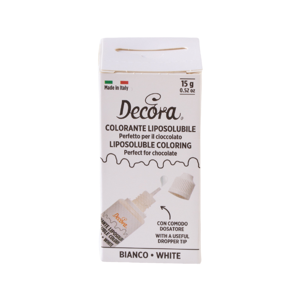 Маслоразтворим оцветител “бяло“- Decora 15гр