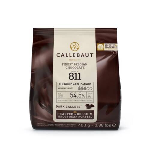 Callebaut Шоколадови Калети – Тъмен – Dark - 400 гр.