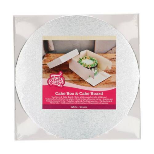 Подложка и кутия за торта  30х30х15 cm – FunCakes