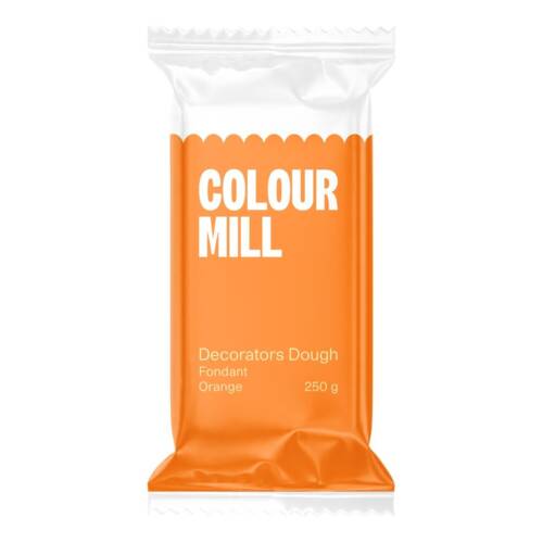 Фондан / Захарна паста – Оранжево  “Orange ” 250гр – Colour Mill