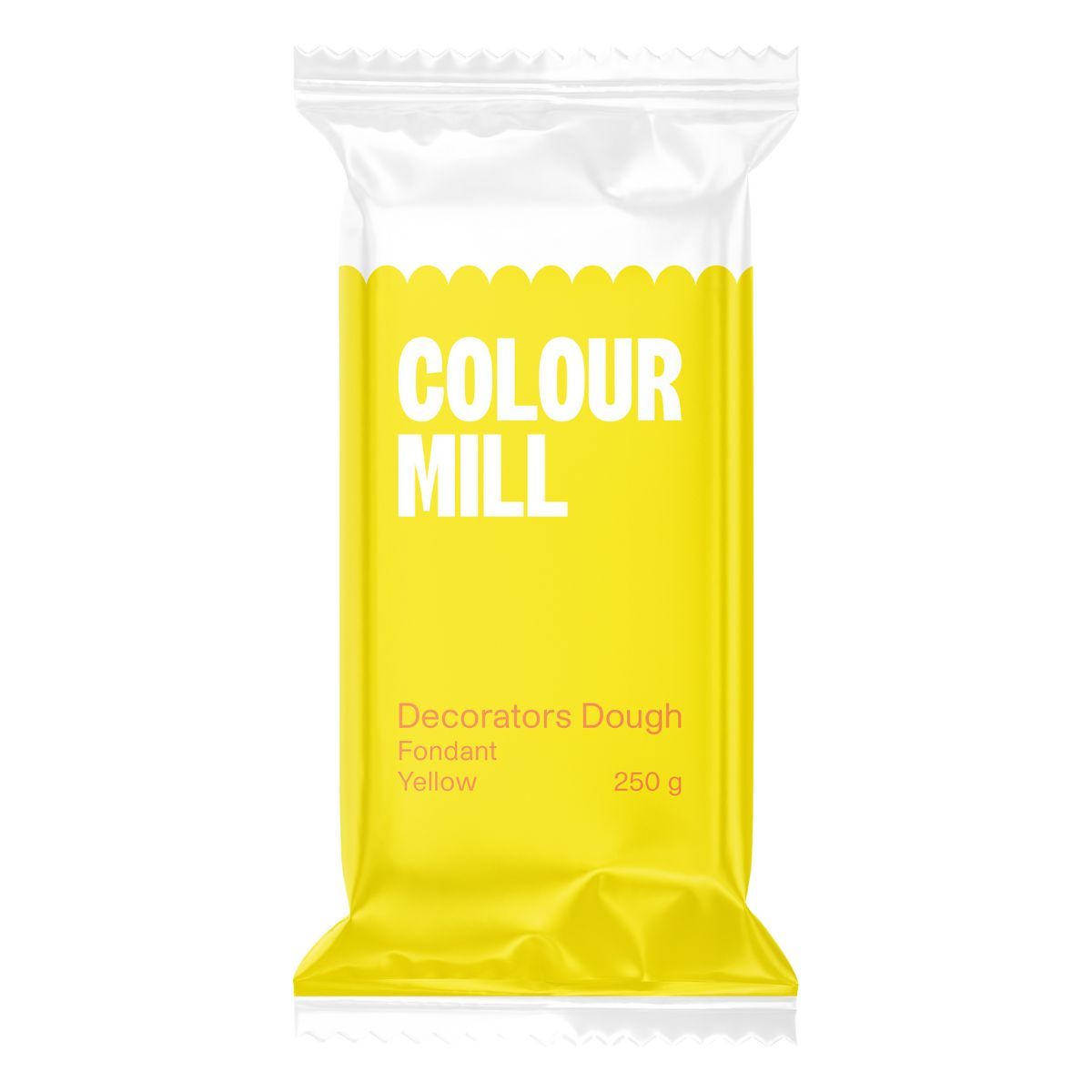 Фондан / Захарна паста – Жълто “Yellow” 250 гр. – Colour Mill