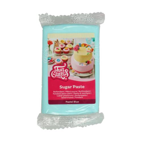 Фондан / Захарна паста “пастелно синьо” - Pastel Blue - 250 гр – FunCakes
