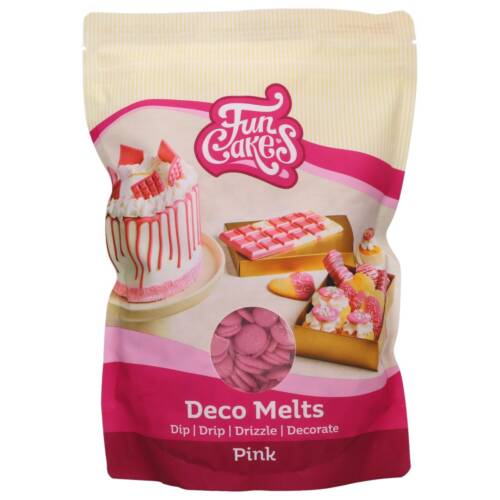 Deco Melt Калети за топене "розово" - FunCakes 1 kг.