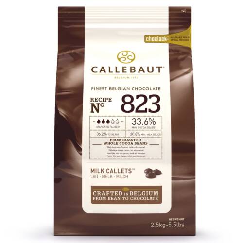 Callebaut Шоколадови Калети – Млечен – Milk - 2.5 кг