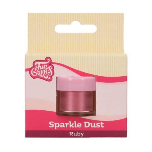 Прахообразен оцветител FunCakes- Dust Ruby 3,5 гр.